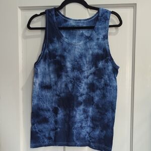 Paperbacks Navy Tie-Dye Tank Top